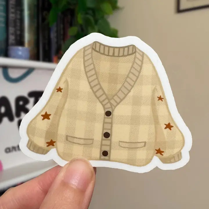 Cozy Sweater Bookish Sticker
