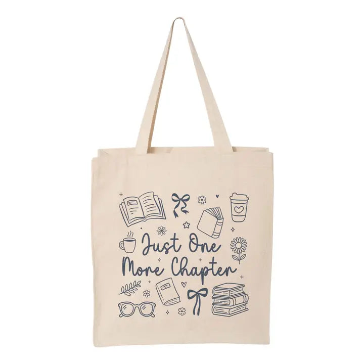 Doodles One More Chapter Tote Bag