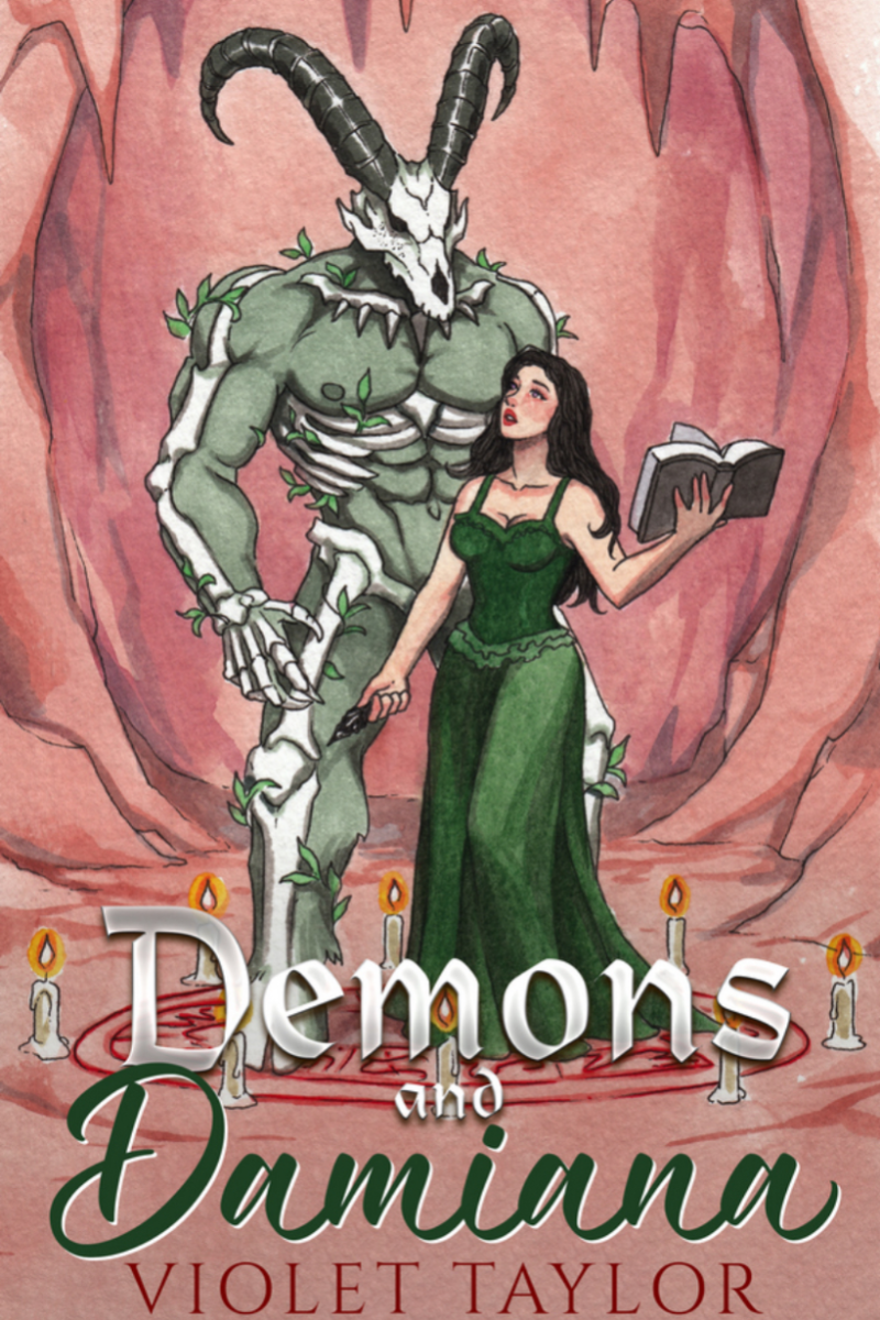 Demons and Damiana SIGNED by Violet Taylor