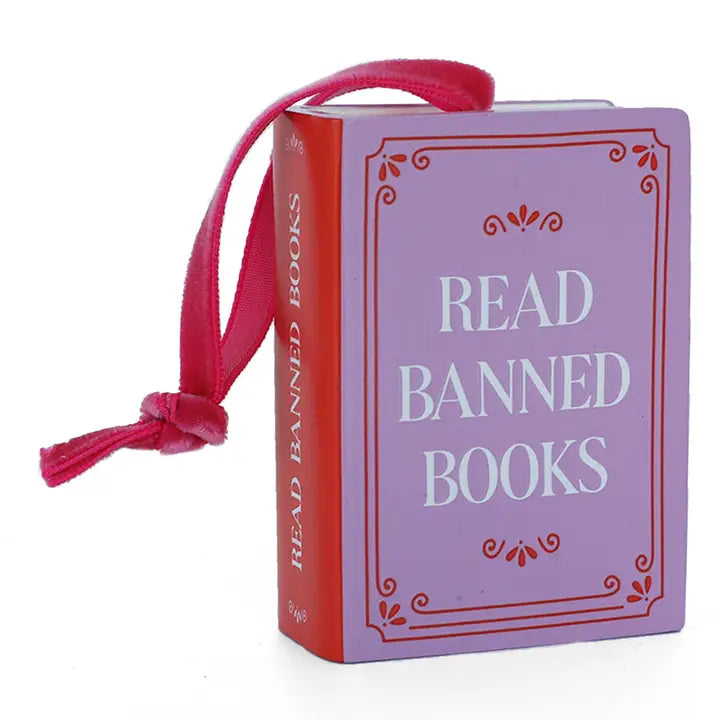 Read Banned Books Christmas Ornament