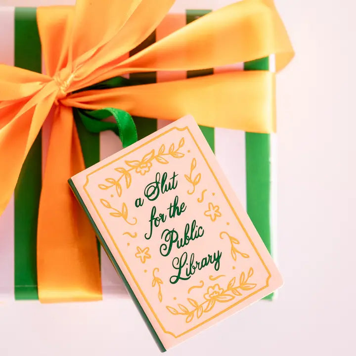 A Slut For The Public Library Book Christmas Ornament