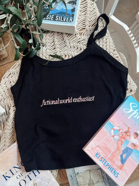 'Fictional World Enthusiast' Baby Tee Tank