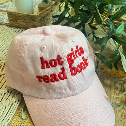 Hot Girls Read Books Dad Hat