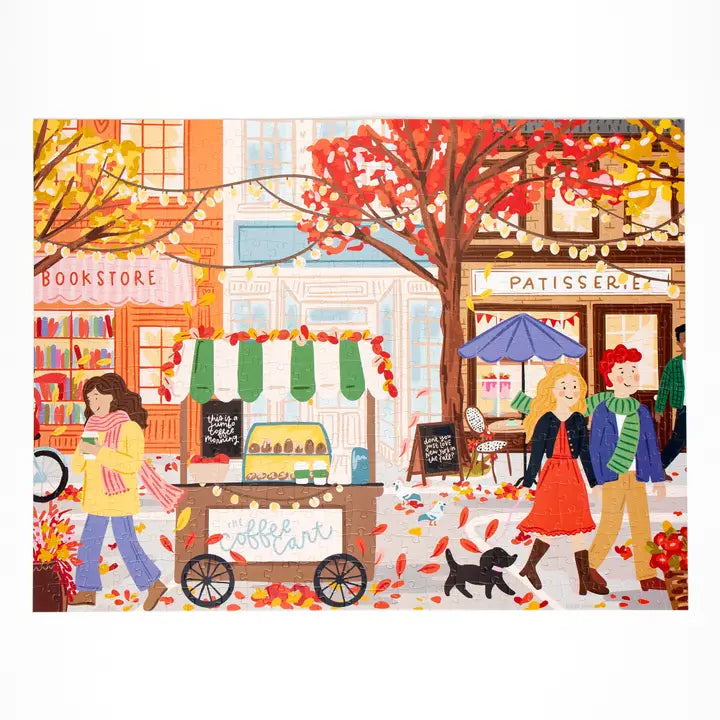 Sweater Weather - Fall Town 500 Piece Puzzle