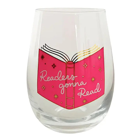 Book Club "Readers Gonna Read" Wine Glass