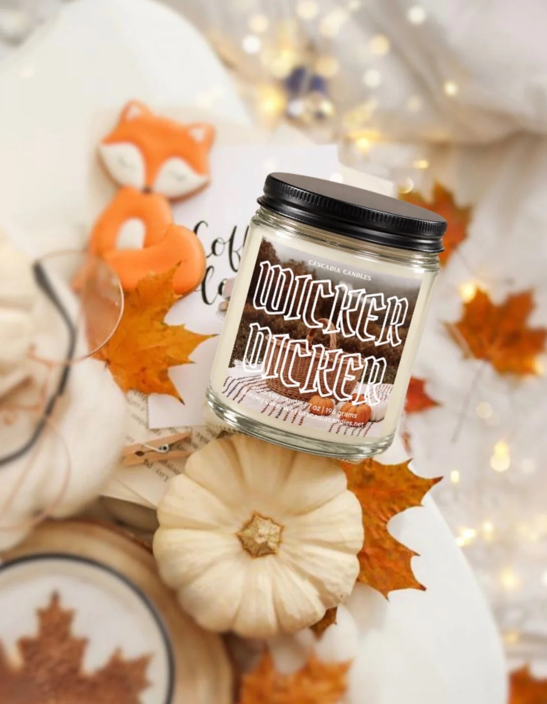 Wicker Dicker Soy Candle | Rattan + Pampas Grass +Tonka + Oud