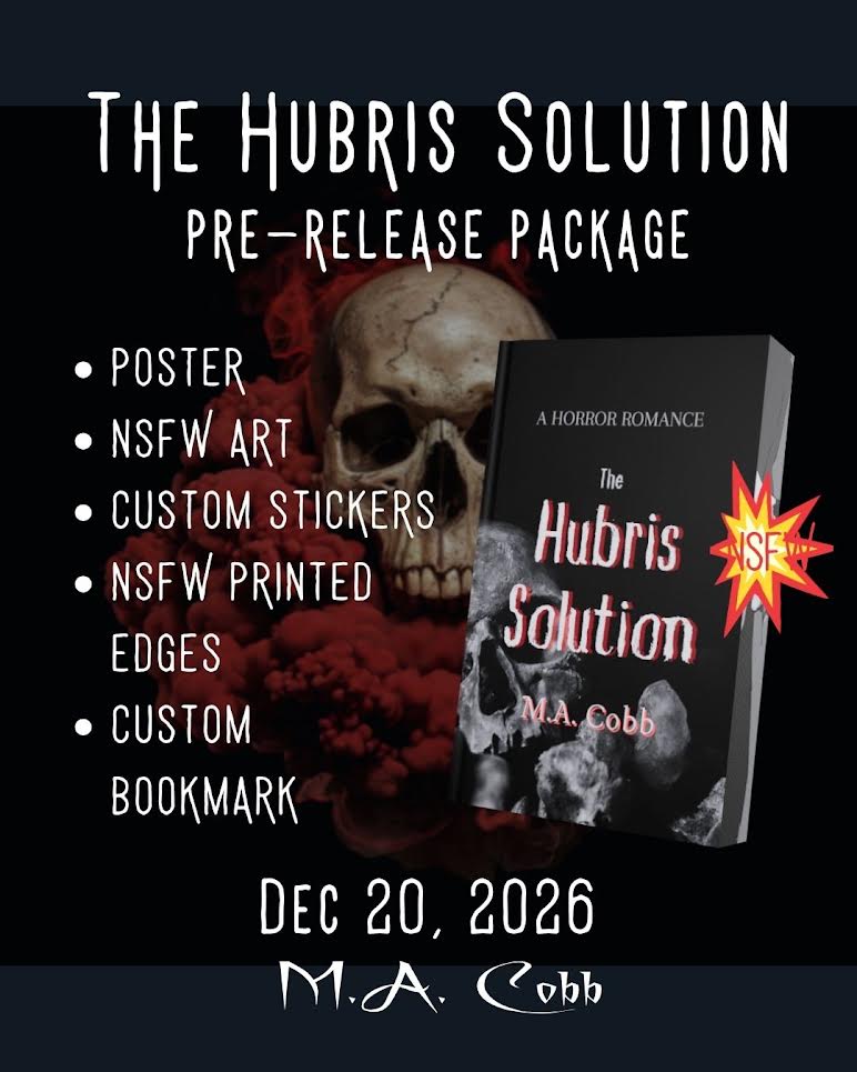 PRE-ORDER CAMPAIGN: The Hubris Solution - a pitch black zombie romance by M.A. Cobb