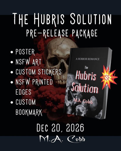 PRE-ORDER CAMPAIGN: The Hubris Solution - a pitch black zombie romance by M.A. Cobb