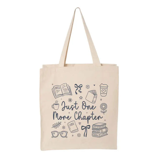 Doodles One More Chapter Tote Bag