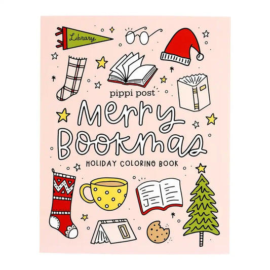 Merry Bookmas Holiday Coloring Book