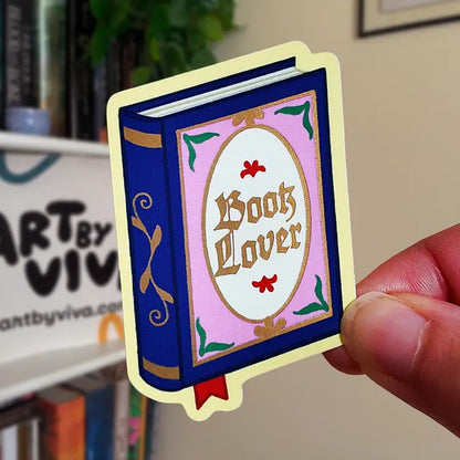 Medieval Book Lover Bookish Sticker