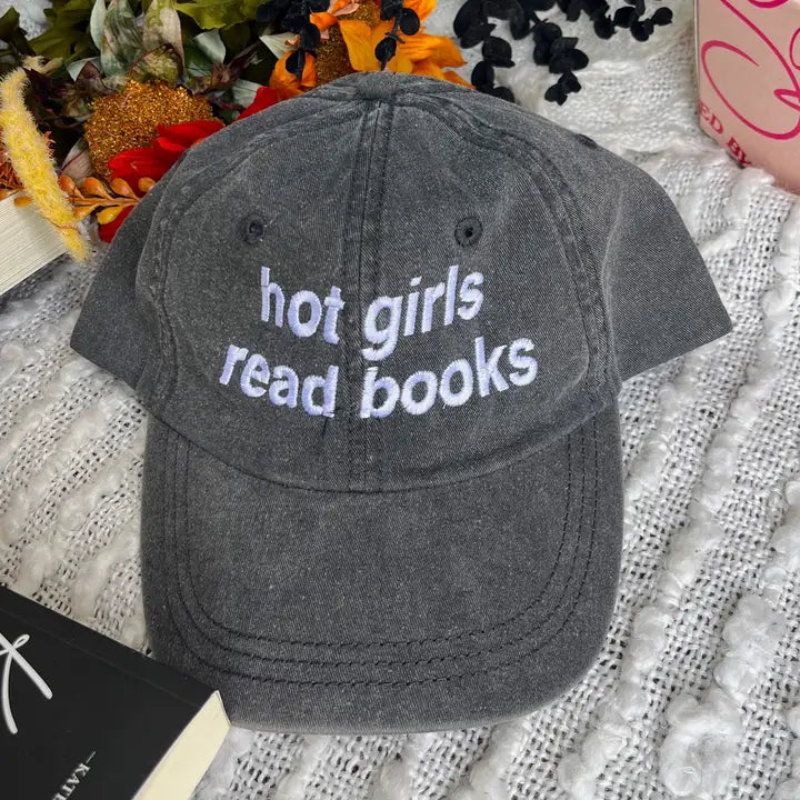 Hot Girls Read Books Dad Hat