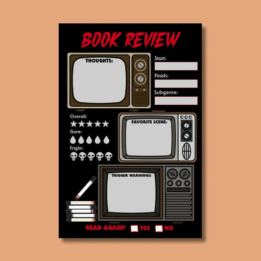 Horror Book Review Sticky Notepad