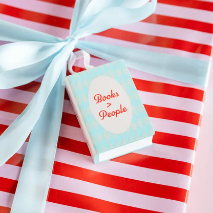 Books Over People Christmas Ornament
