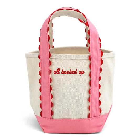 All Booked Up Mini Boat Tote