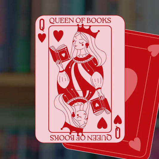 Queen of Books Sticker