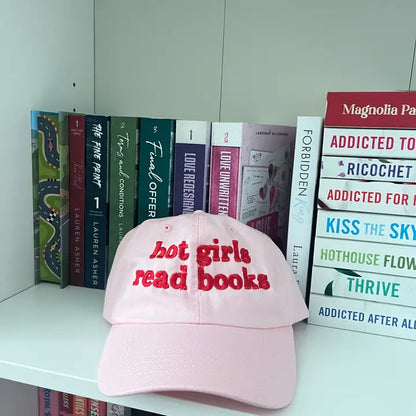 Hot Girls Read Books Dad Hat