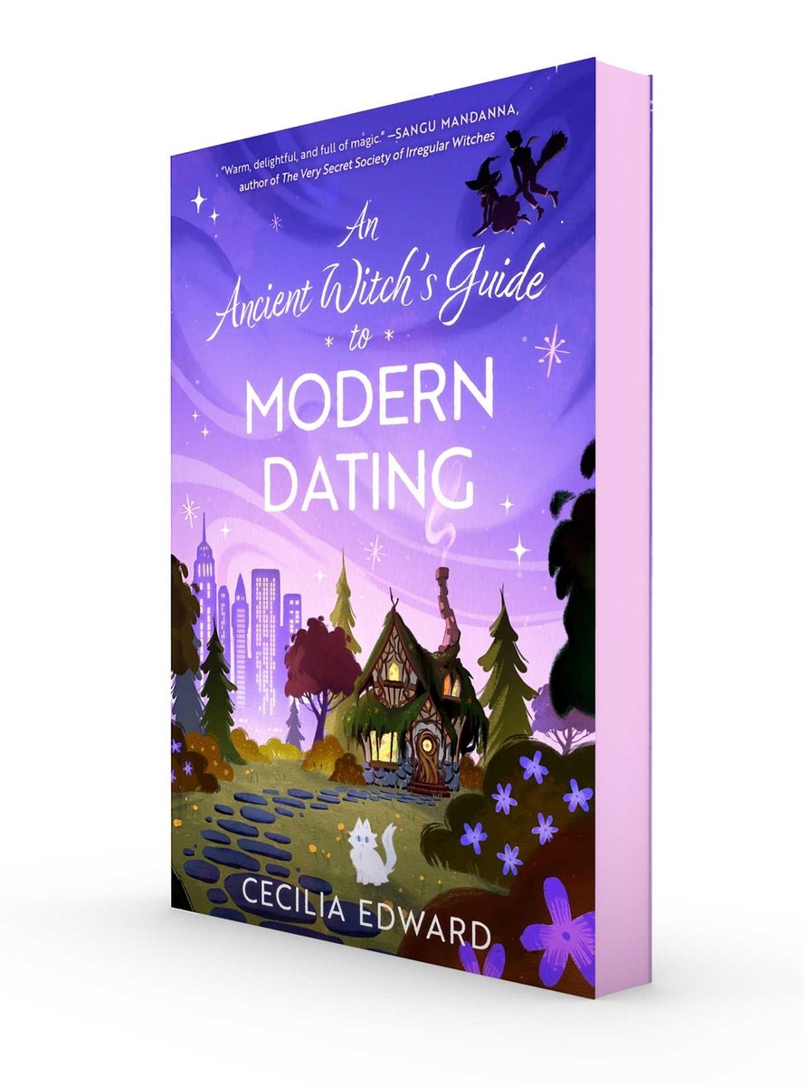 An Ancient Witch's Guide to Modern Dating by Cecilia Edward (Sprayed Edges)