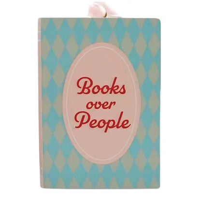 Books Over People Christmas Ornament