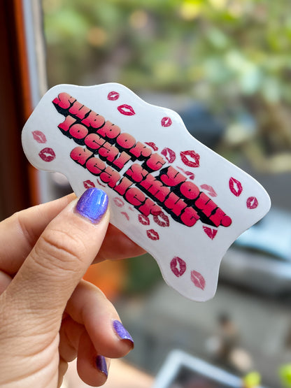 Support Your Local Smut Dealer Sticker