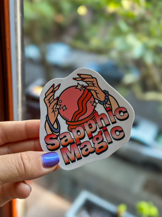 Sapphic Magic Witch Sticker