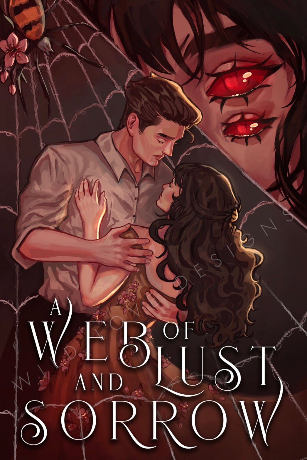 A Web of Lust and Sorrow SIGNED by Violet Taylor