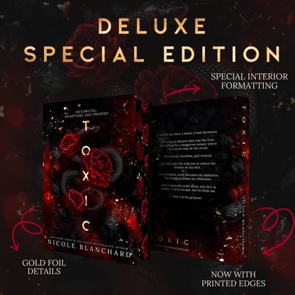 Toxic: A Dark Romance (Deluxe Hardcover) SIGNED by Nichole Blanchard