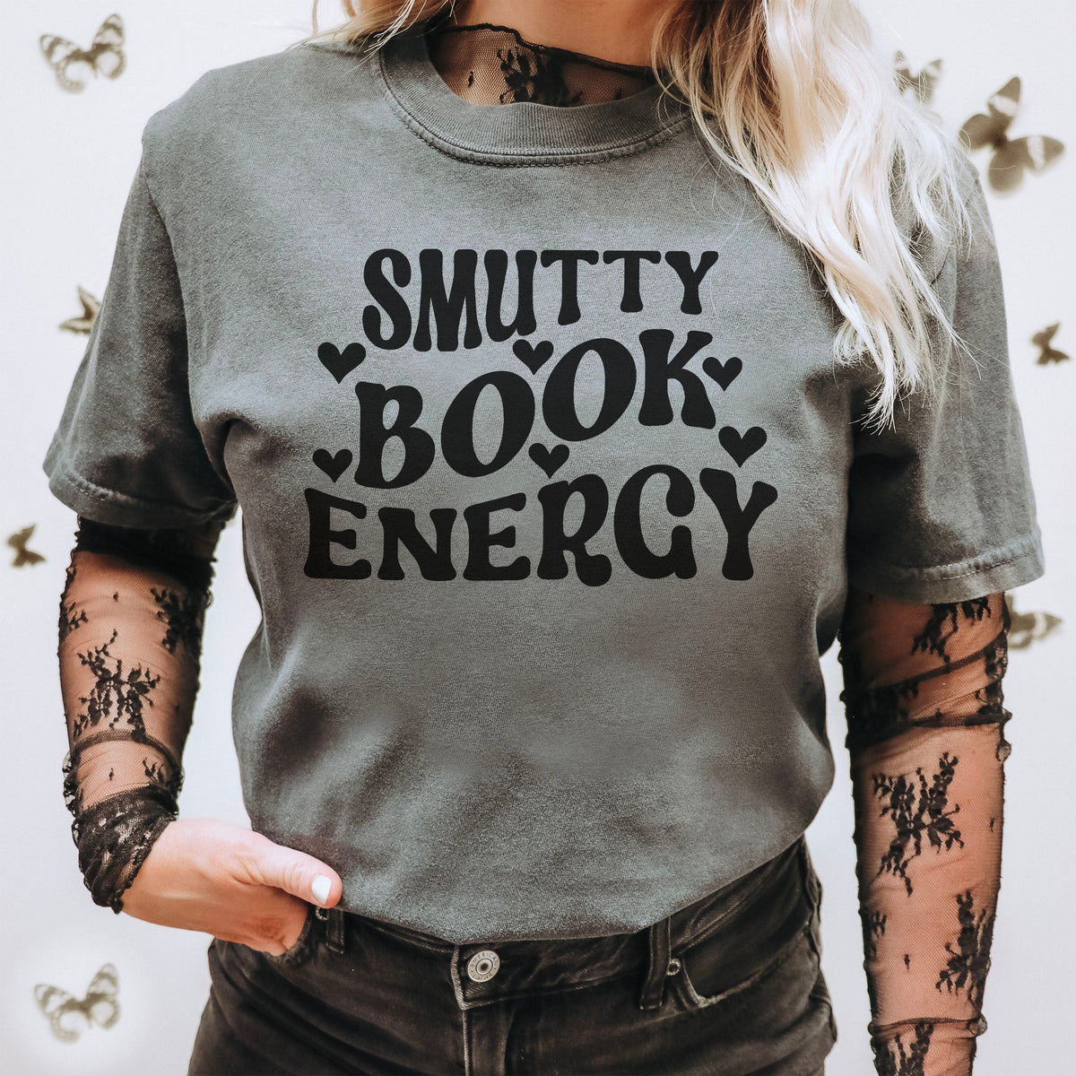 Smutty Book Energy Comfort Colors Shirt