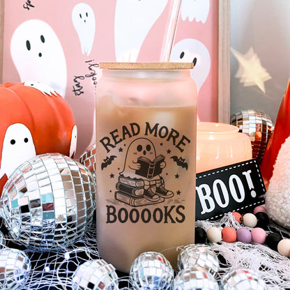 Read More Booooks Frosted Glass Cup