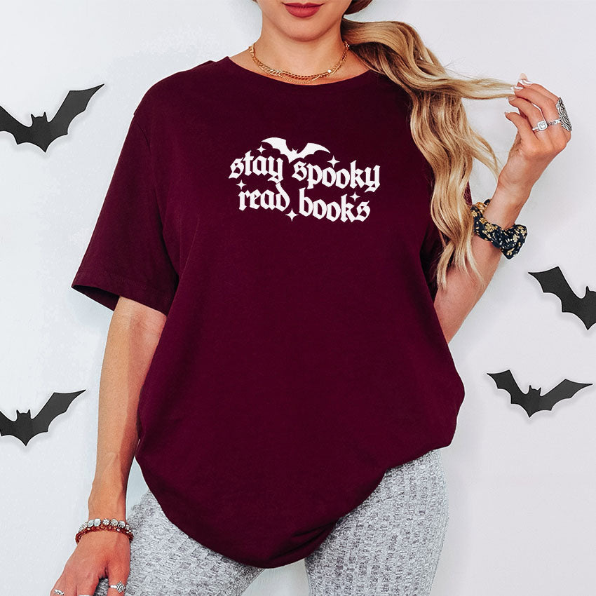 Stay Spooky Read Books Gildan Softstyle Shirt