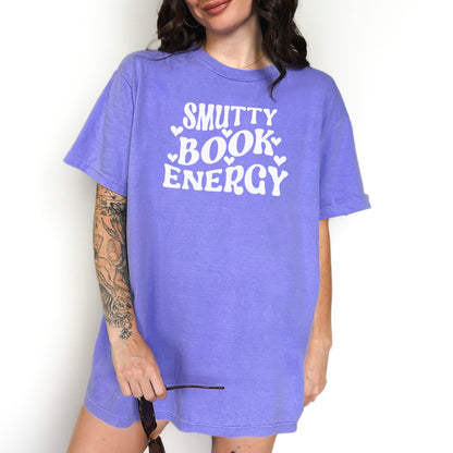 Smutty Book Energy Comfort Colors Shirt