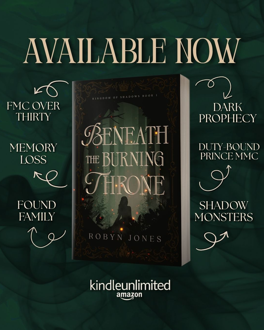 PRE-ORDER CAMPAIGN - Beneath the Burning Throne (Book #1) (pre-order exclusive limited edition!) by Robyn Jones