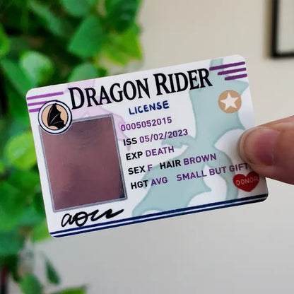 Dragon Rider License Romantasy Bookish Sticker