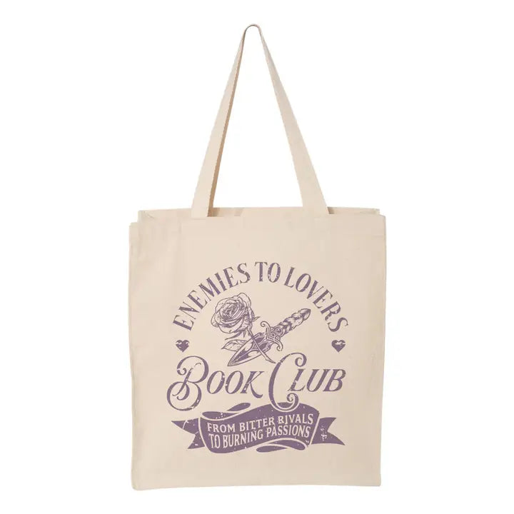 Enemies To Lovers Book Club Tote Bag