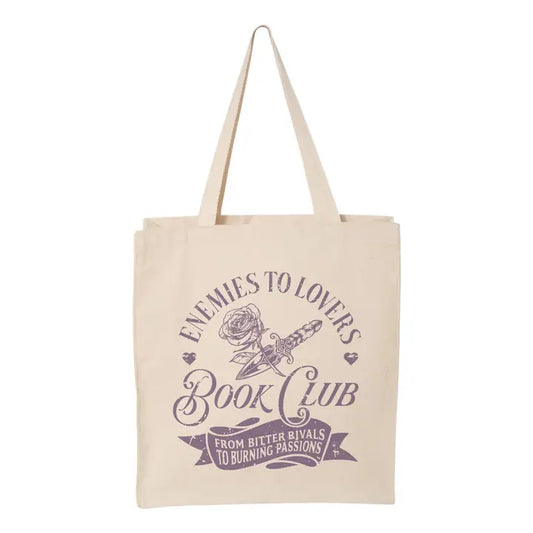 Enemies To Lovers Book Club Tote Bag