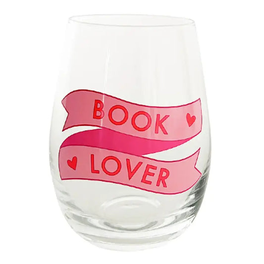 Book Club "Book Lover" Wine Glass
