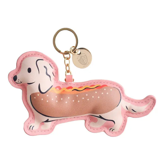 Hot Dog Dachshund Bag Charm