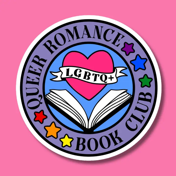 Queer Romance Book Club Vinyl Sticker