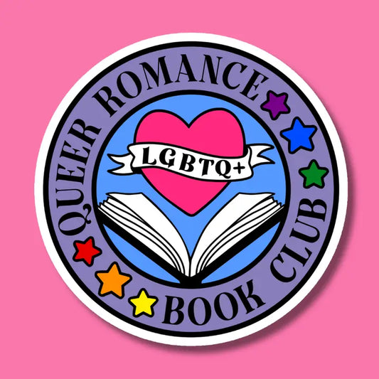 Queer Romance Book Club Vinyl Sticker