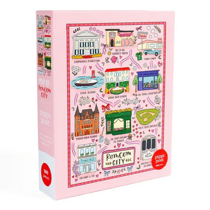 Rom Com City Map 500 Piece Puzzle
