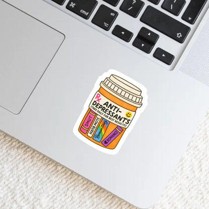 Antidepressant Books Sticker