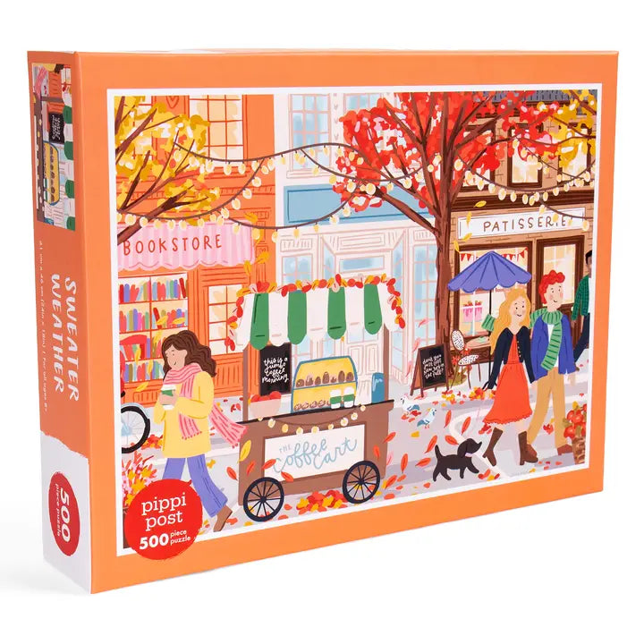 Sweater Weather - Fall Town 500 Piece Puzzle