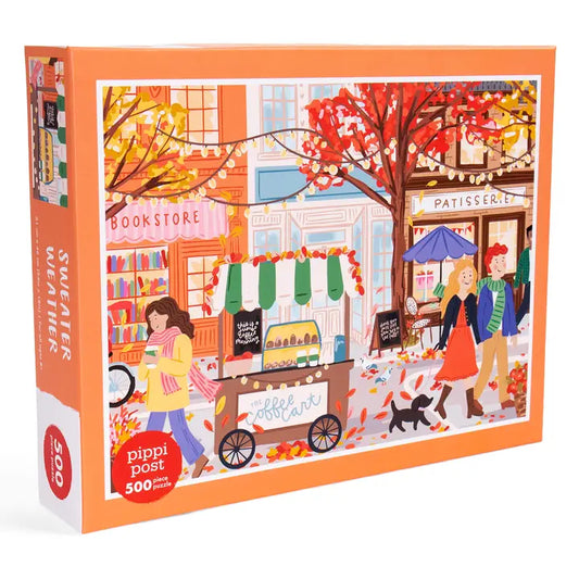 Sweater Weather - Fall Town 500 Piece Puzzle