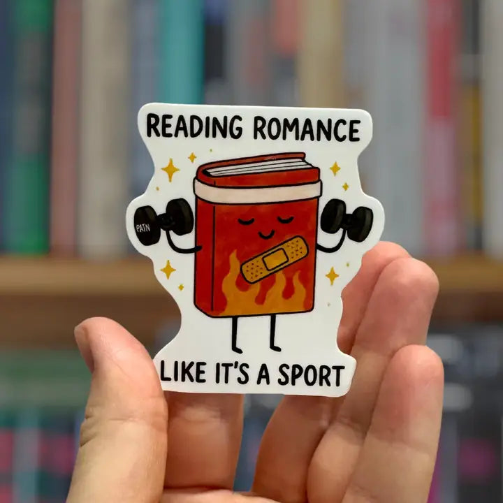 Reading Romance Like It's a Sport Sticker