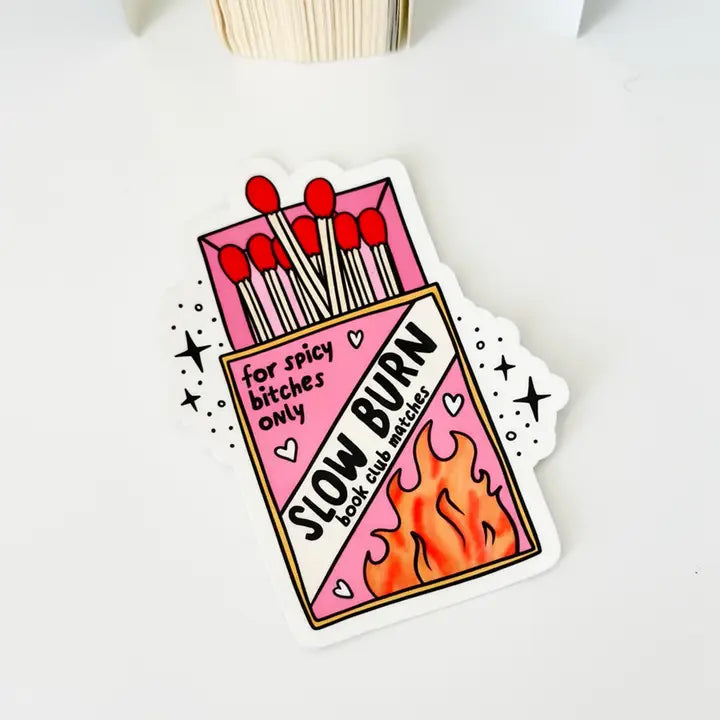 Spicy Book Lover Sticker