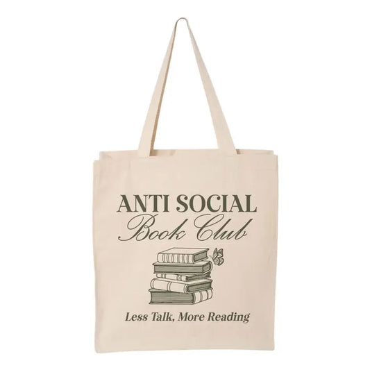 Less Talking More Reading Tote Bag