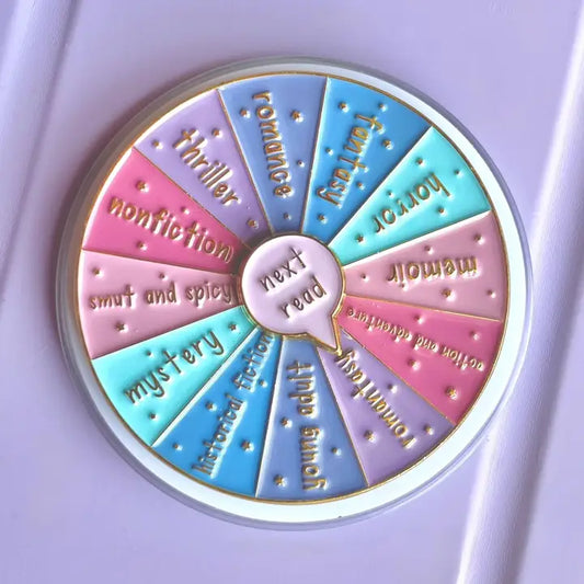 Pink Book Genre Spinner Kindle Grip - Magsafe