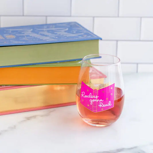 Book Club "Readers Gonna Read" Wine Glass