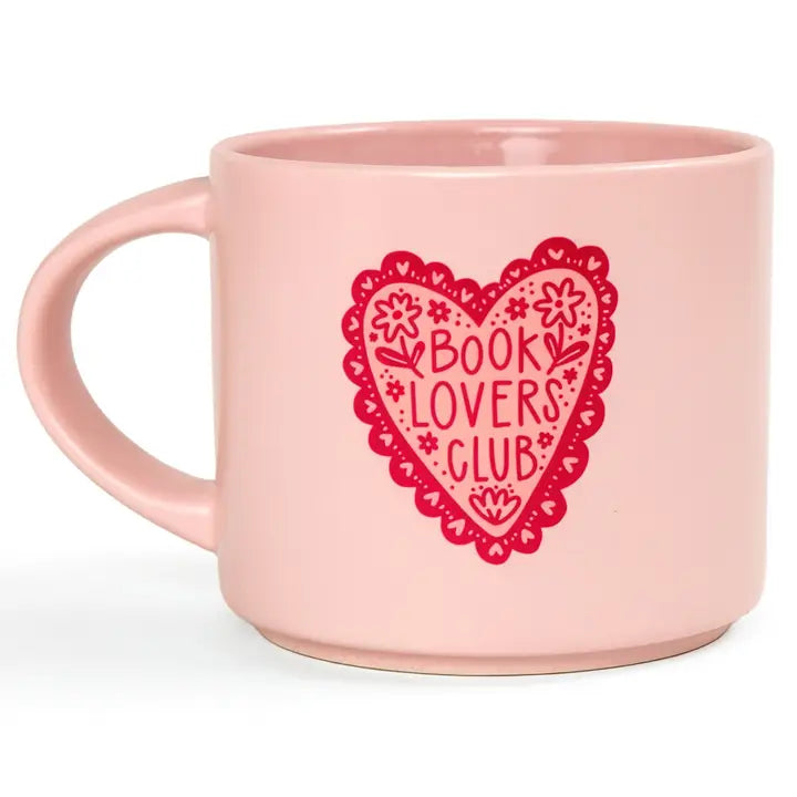 Book Lovers Club Large Ceramic Mug