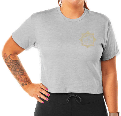 Unrequited Bookstore Logo Cropped Tee